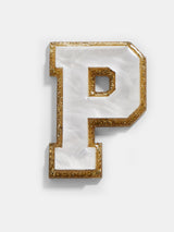 BaubleBar Varsity Initial Sticker - White/Gold - 
    Enjoy an extra 20% off sale - This Week Only
  
