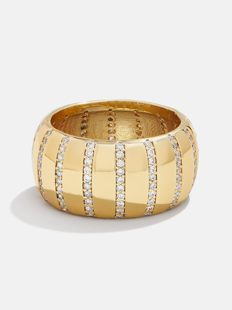 BaubleBar Anya Ring - old - 
    Cubic Zirconia cigar band ring
  
