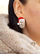 BaubleBar Ho Ho Ho Earrings - Santa Claus Christmas statement earrings