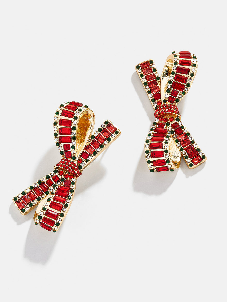 That's a Wrap Earrings - Red