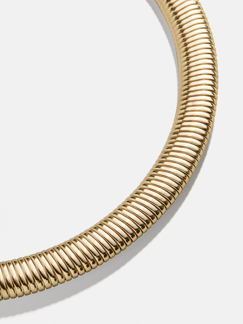 BaubleBar Emanuella Collar Necklace - Gold collar necklace