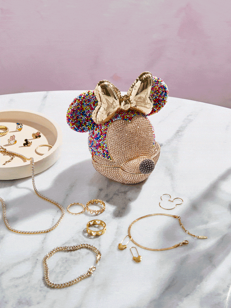 Minnie Mouse Disney Catchall - Gold/Multi
