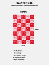 BaubleBar Green Bay Packers NFL Custom Blanket: Checkerboard Print - Green Bay Packers - Custom, machine washable blanket