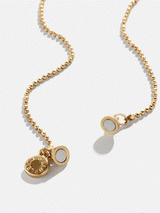 BaubleBar Disney Princess Kids' Jewelry Set - Anna - Disney Princess clip-on earrings and necklace