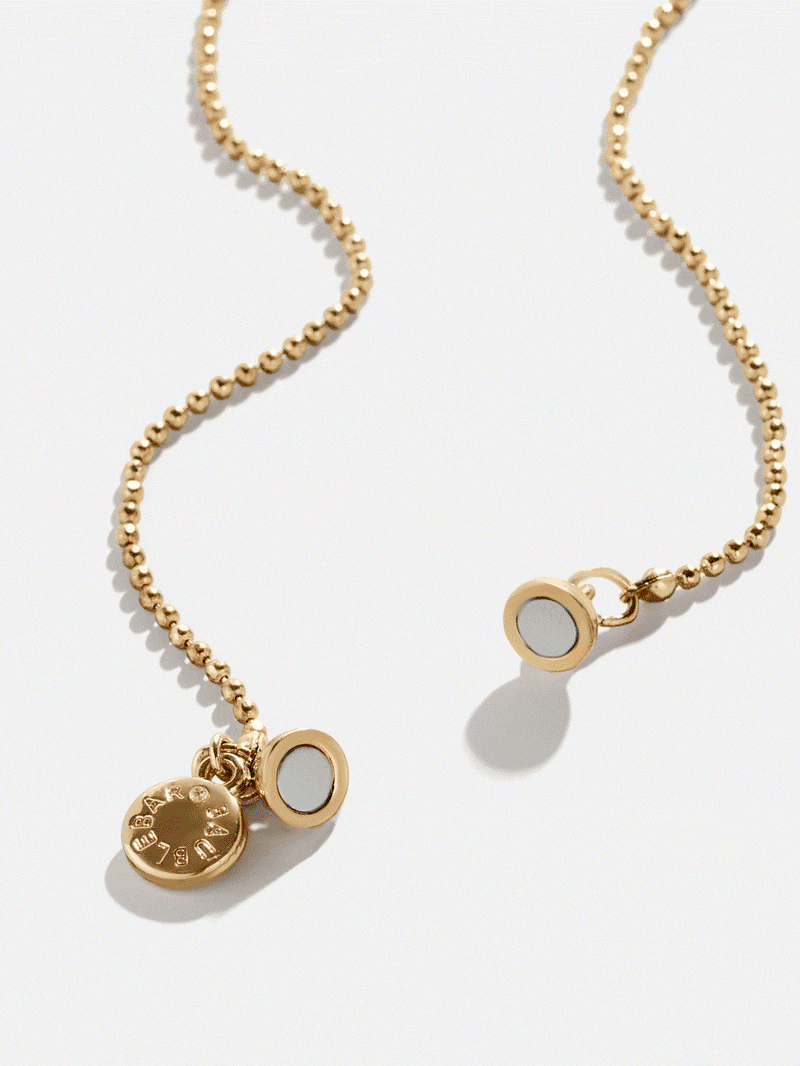 BaubleBar Moana Disney Princess Kids' Jewelry Set - Gold - 
    Disney Princess clip-on earrings and necklace
  
