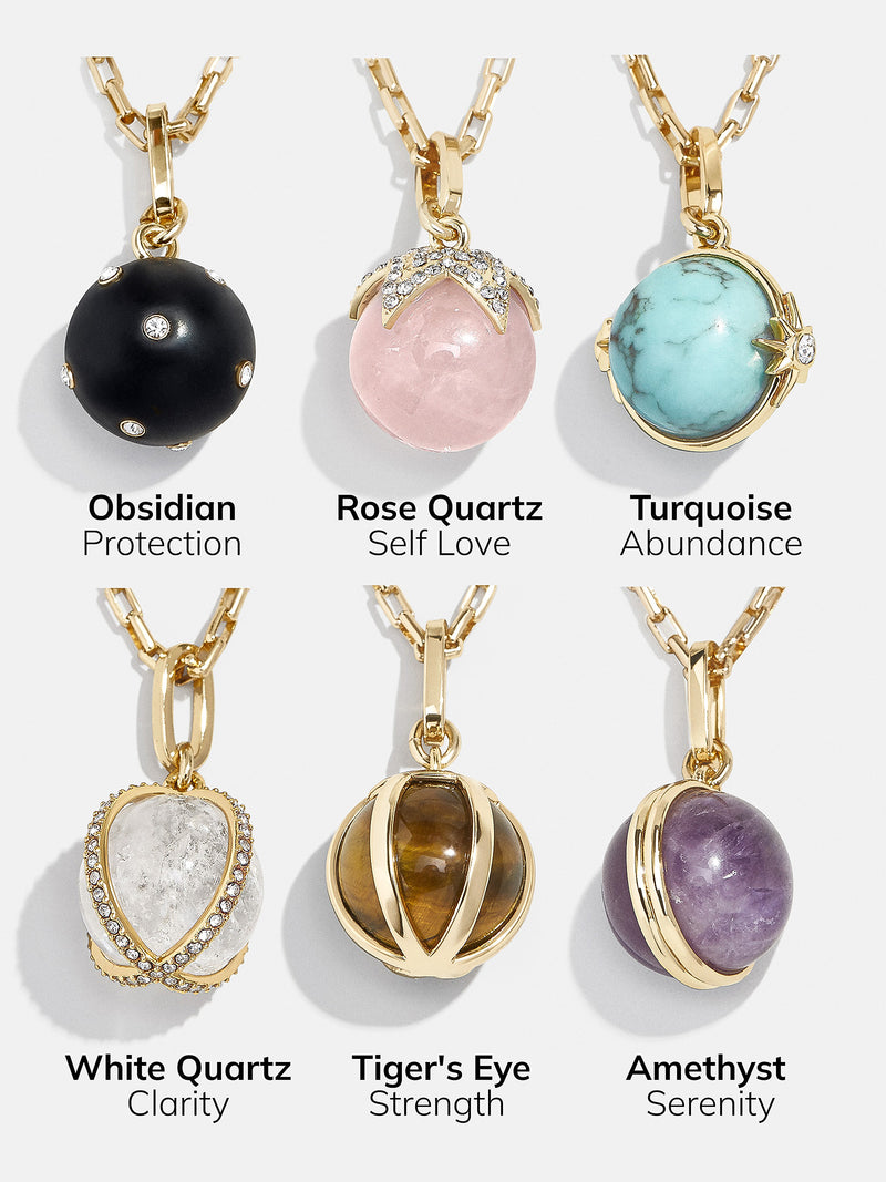 BaubleBar Semi Precious Orb Necklace - White - Cyber Monday Ends Tonight: Enjoy 30% Off​